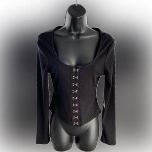 Black Long Sleeve Shirt.